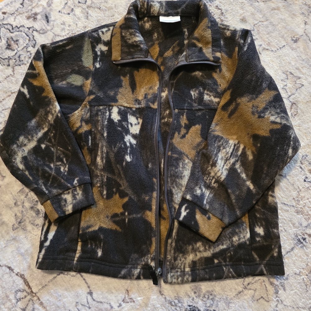 Boy Columbia Black and Brown Patterned Jacket